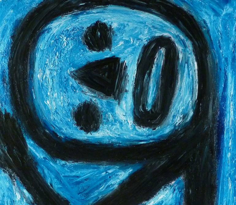 Original Expressionism People Painting by Robin Woodsome