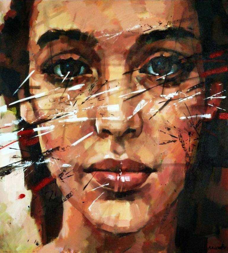 Original Realism Portrait Paintings by Aleksandr Ilichev