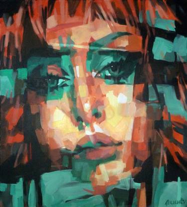 Original Abstract People Paintings by Aleksandr Ilichev