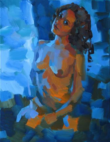 Print of Realism Nude Paintings by Aleksandr Ilichev