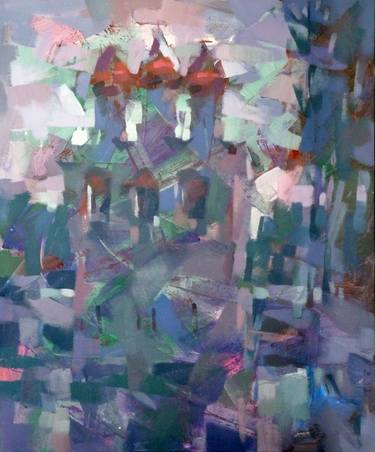 Print of Abstract Architecture Paintings by Aleksandr Ilichev