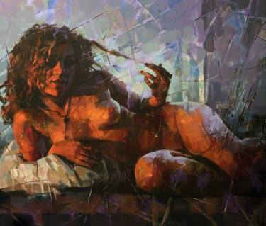 Print of Realism Nude Paintings by Aleksandr Ilichev