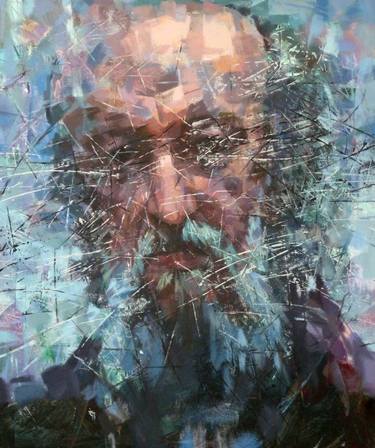 Print of Cubism Portrait Paintings by Aleksandr Ilichev