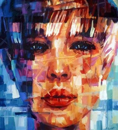 Original Abstract Portrait Paintings by Aleksandr Ilichev