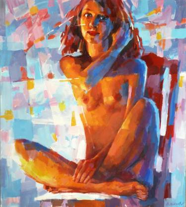 Original Realism Nude Paintings by Aleksandr Ilichev