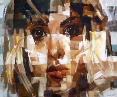 Original Abstract Portrait Paintings by Aleksandr Ilichev