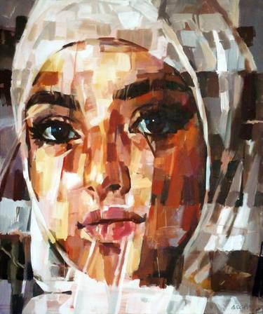 Original Abstract Portrait Paintings by Aleksandr Ilichev