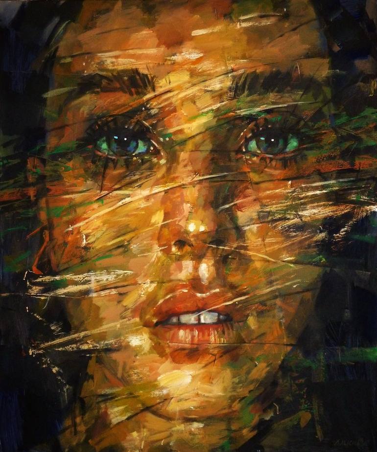 PORTRAIT Painting by Aleksandr Ilichev | Saatchi Art