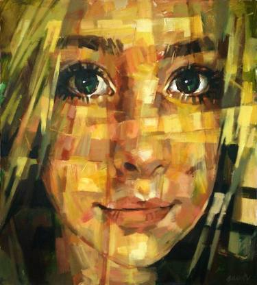 Original Abstract Portrait Paintings by Aleksandr Ilichev