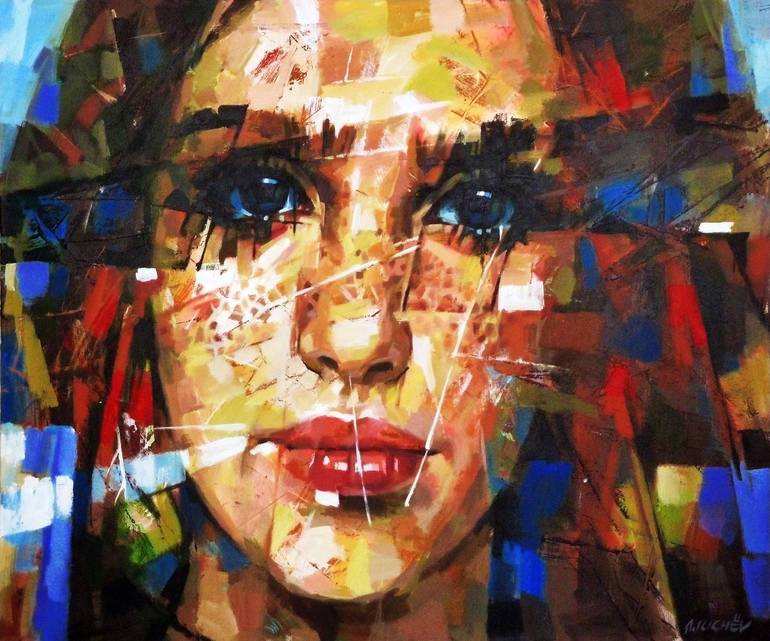 PORTRAIT Painting by Aleksandr Ilichev | Saatchi Art