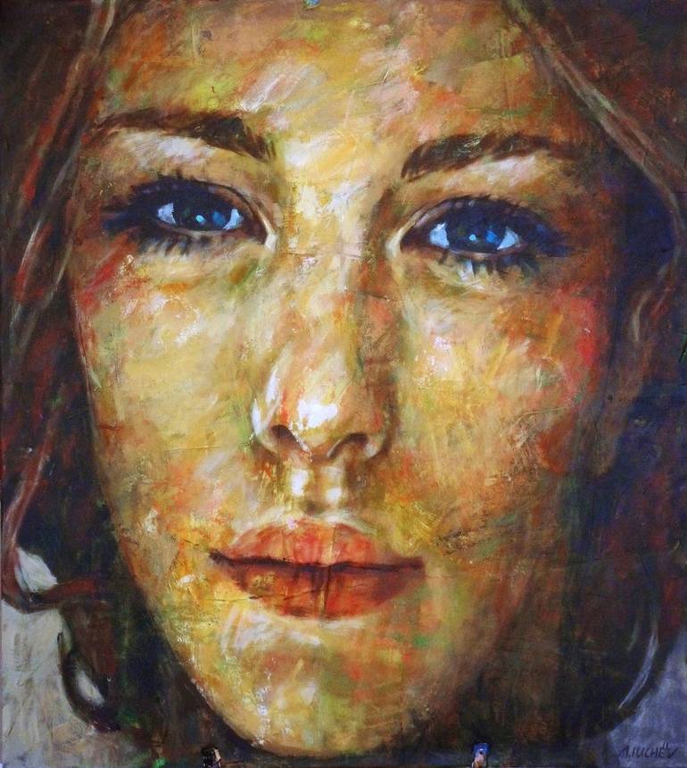 PORTRAIT Painting by Aleksandr Ilichev | Saatchi Art