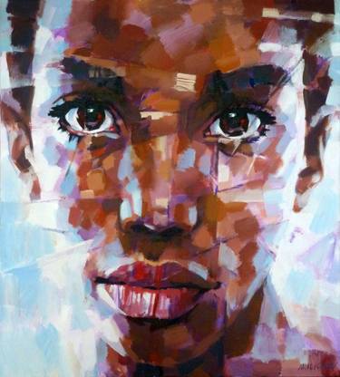 Original Abstract Portrait Paintings by Aleksandr Ilichev