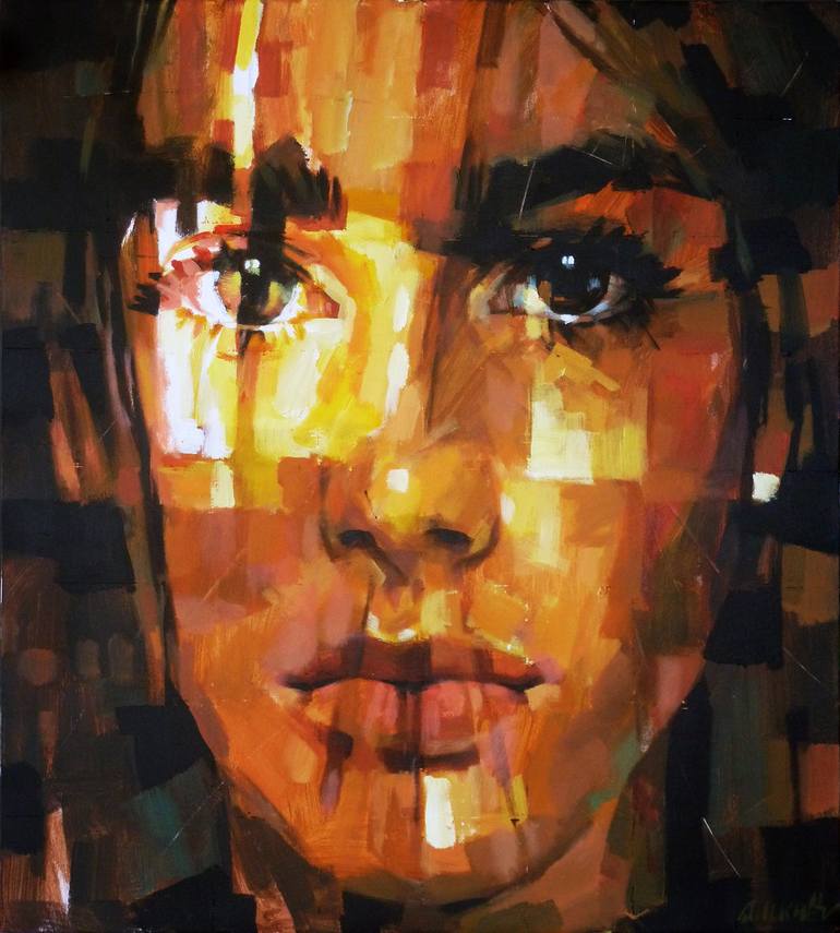 PORTRAIT Painting by Aleksandr Ilichev | Saatchi Art