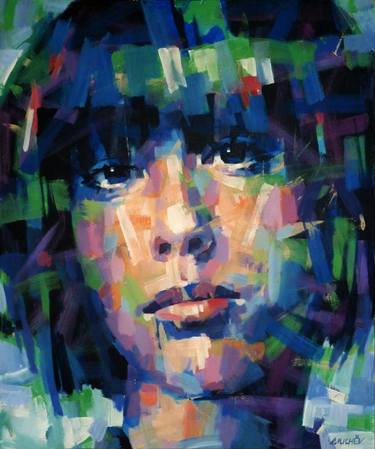 Original Abstract Portrait Paintings by Aleksandr Ilichev