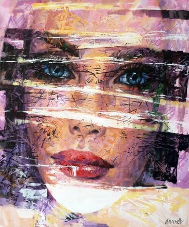 Original Abstract Portrait Paintings by Aleksandr Ilichev