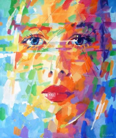 Original Abstract Portrait Paintings by Aleksandr Ilichev