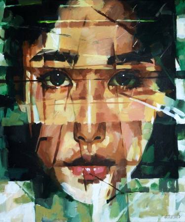 Original Abstract Portrait Paintings by Aleksandr Ilichev