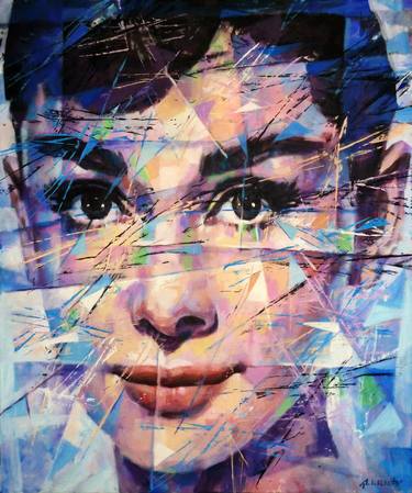 Original Abstract Portrait Paintings by Aleksandr Ilichev