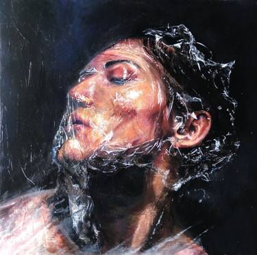 Original Abstract Portrait Paintings by Gianluca Fascetto