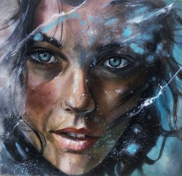 Original Realism Women Paintings by Gianluca Fascetto