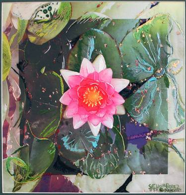 Pink Lily Pad - Limited Edition of 1 thumb