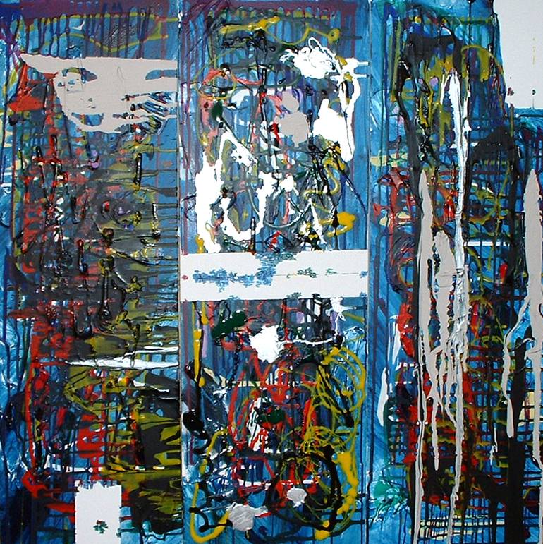 After the floods 4 triptych Painting by Melissa Geraci | Saatchi Art