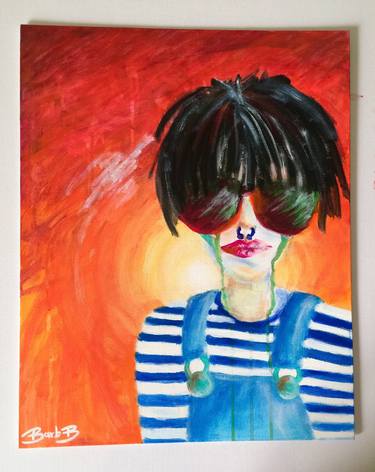Print of Expressionism Portrait Paintings by Barb B