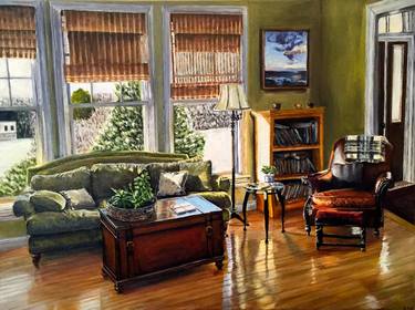 Original Interiors Painting by Rebecca Hayes