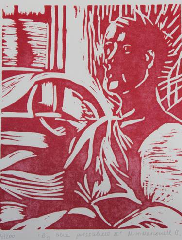 Print of Expressionism Men Printmaking by M Helena Marconell