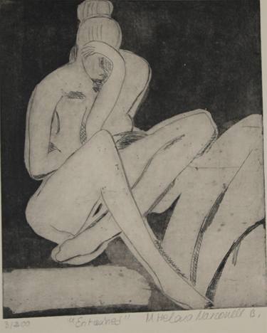 Print of Women Printmaking by M Helena Marconell