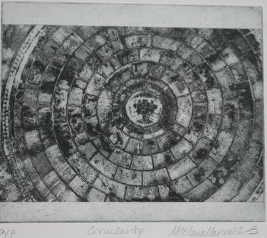 Print of Conceptual Architecture Printmaking by M Helena Marconell