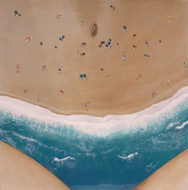 Print of Beach Paintings by Karim Aboud