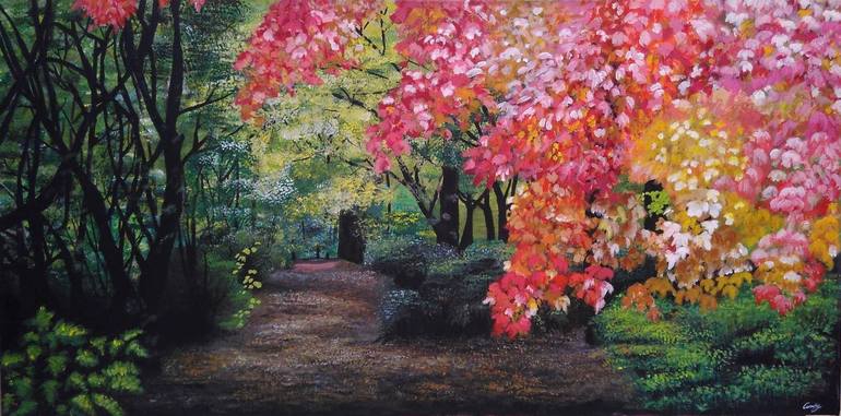 Original Realism Landscape Painting by Cindy Octhaliany