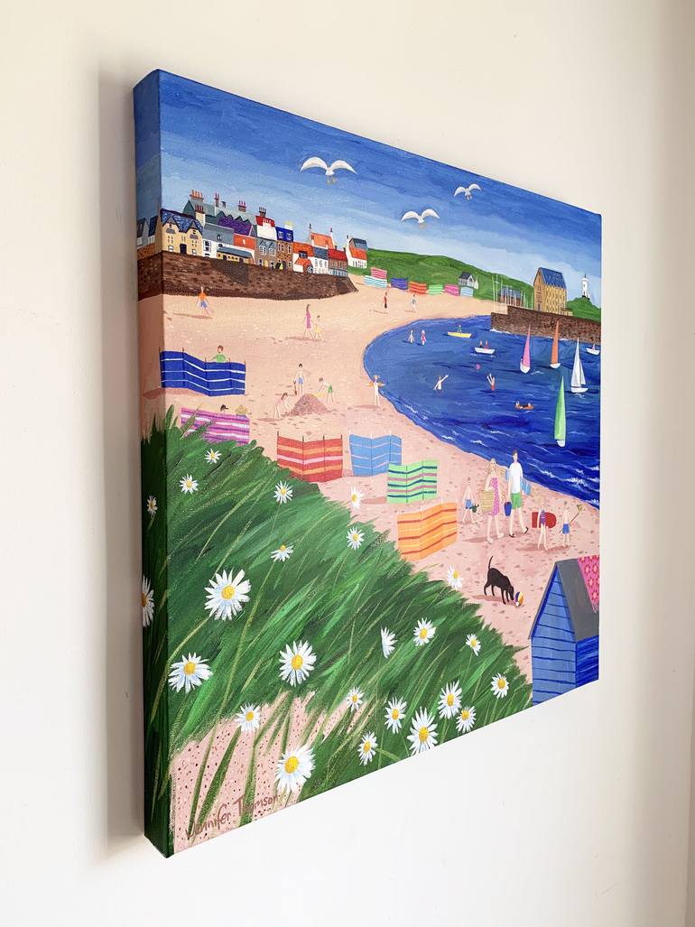 Original Contemporary Beach Painting by Jennifer Thomson