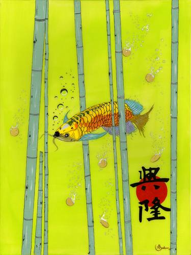 Print of Fish Paintings by AnilKumar AK