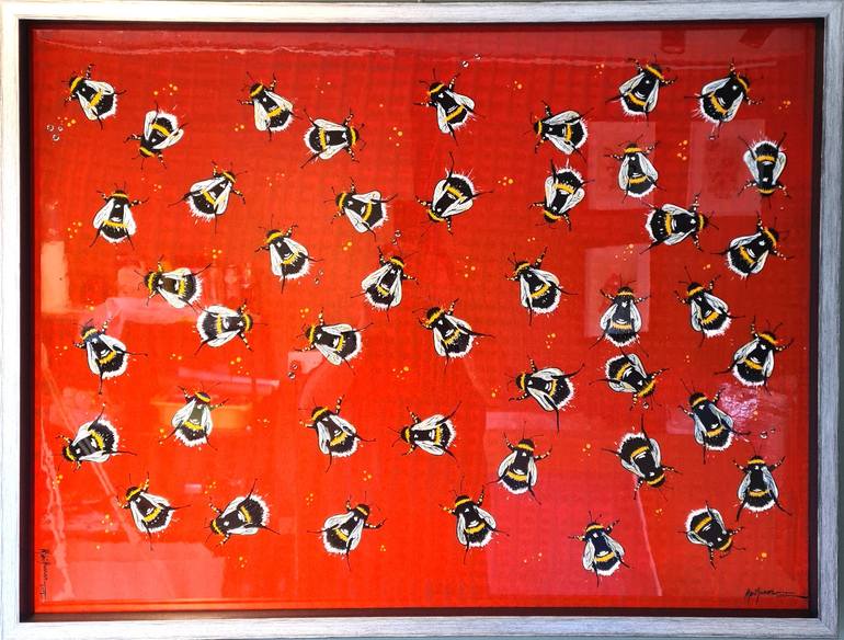 Original Pop Art Botanic Paintings by Mr Ak