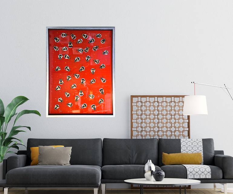 Original Pop Art Botanic Painting by Mr Ak