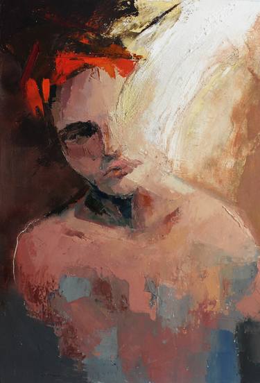 Print of Expressionism Portrait Paintings by Joanna Sokolowska