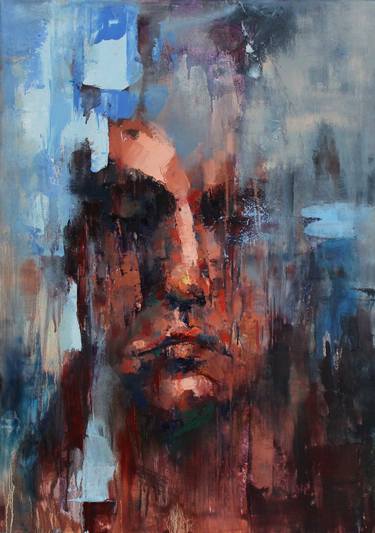 Print of Expressionism Portrait Paintings by Joanna Sokolowska