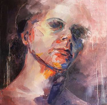 Print of Expressionism Portrait Paintings by Joanna Sokolowska