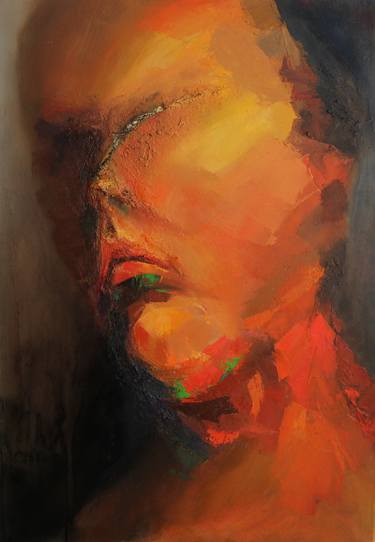 Print of Expressionism Portrait Paintings by Joanna Sokolowska