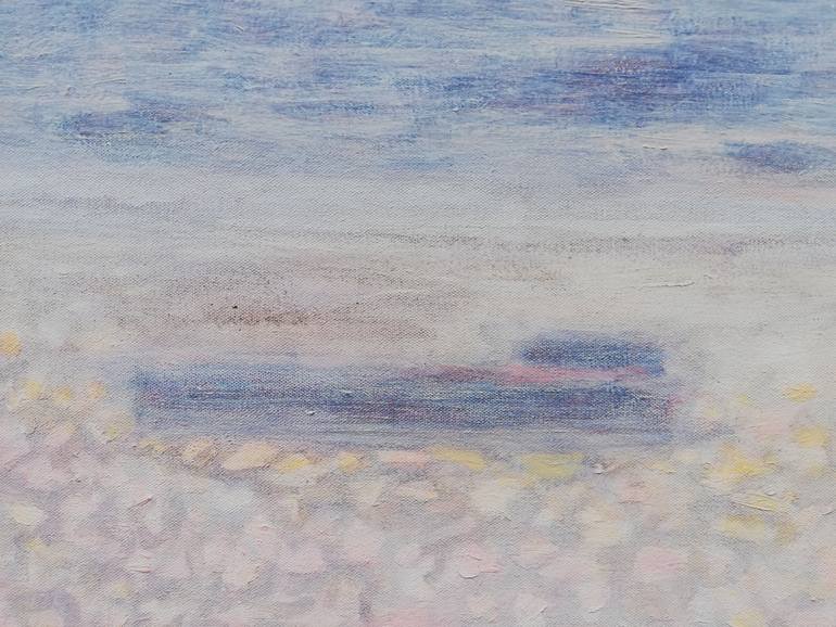 Original Abstract Seascape Painting by Majda Skrinar