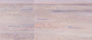 Original Minimalism Seascape Paintings by Majda Skrinar