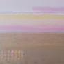 Light yellow, pink and ocra oil, painted with thin layers, sometimes bold, to cretate a feeeling of a non material. Soft light transparente colours giving the feeling of ethereal. pained slowly, radiating the meditative feeling of calmness and concentration.