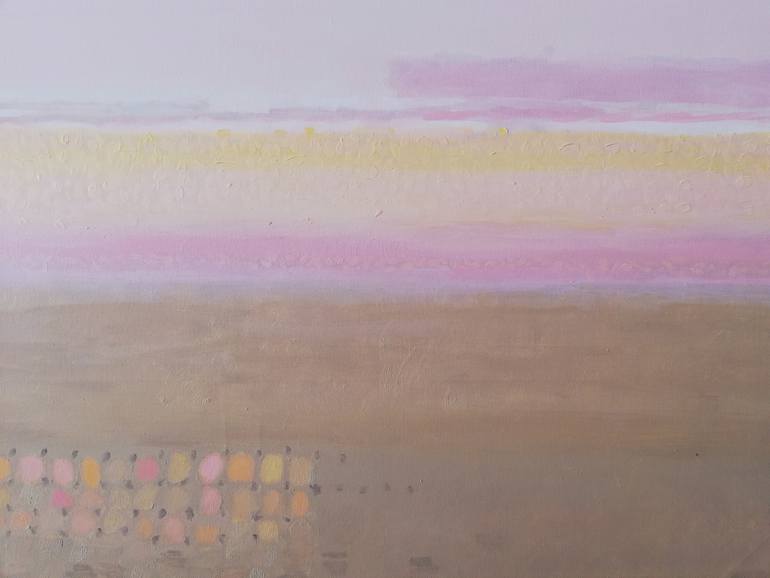 Original Abstract Seascape Painting by Majda Skrinar