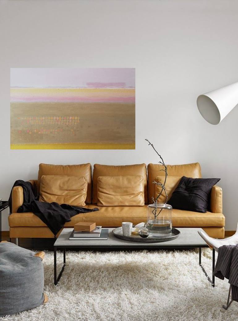 Original Abstract Seascape Painting by Majda Skrinar