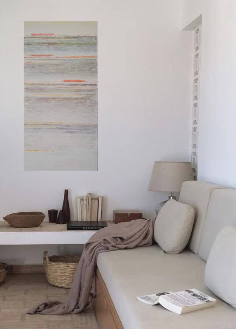 Original Modern Beach Painting by Majda Skrinar