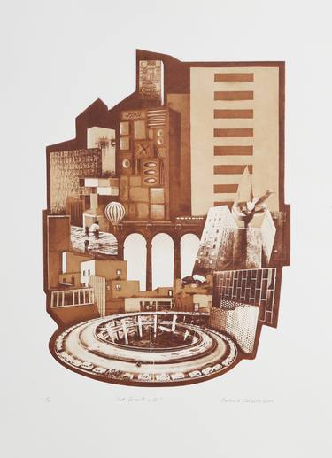 Print of Figurative Architecture Printmaking by Carlos Alejandro Delgado Diaz