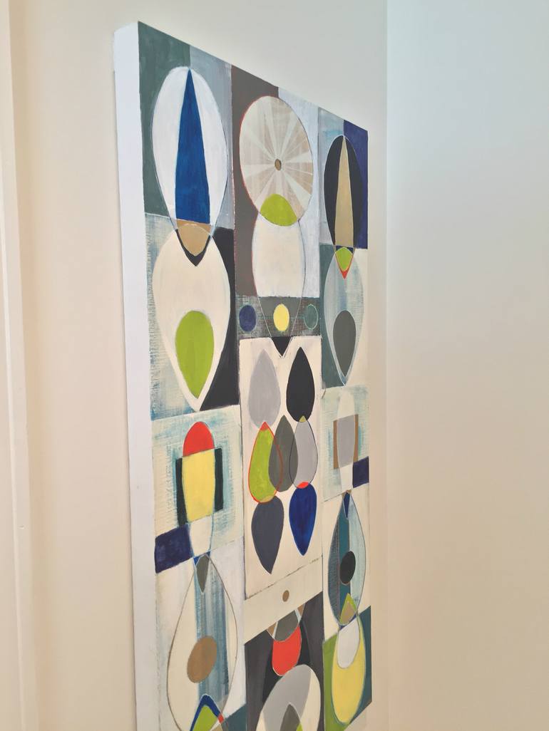 Original Modern Geometric Painting by Ashley Moss