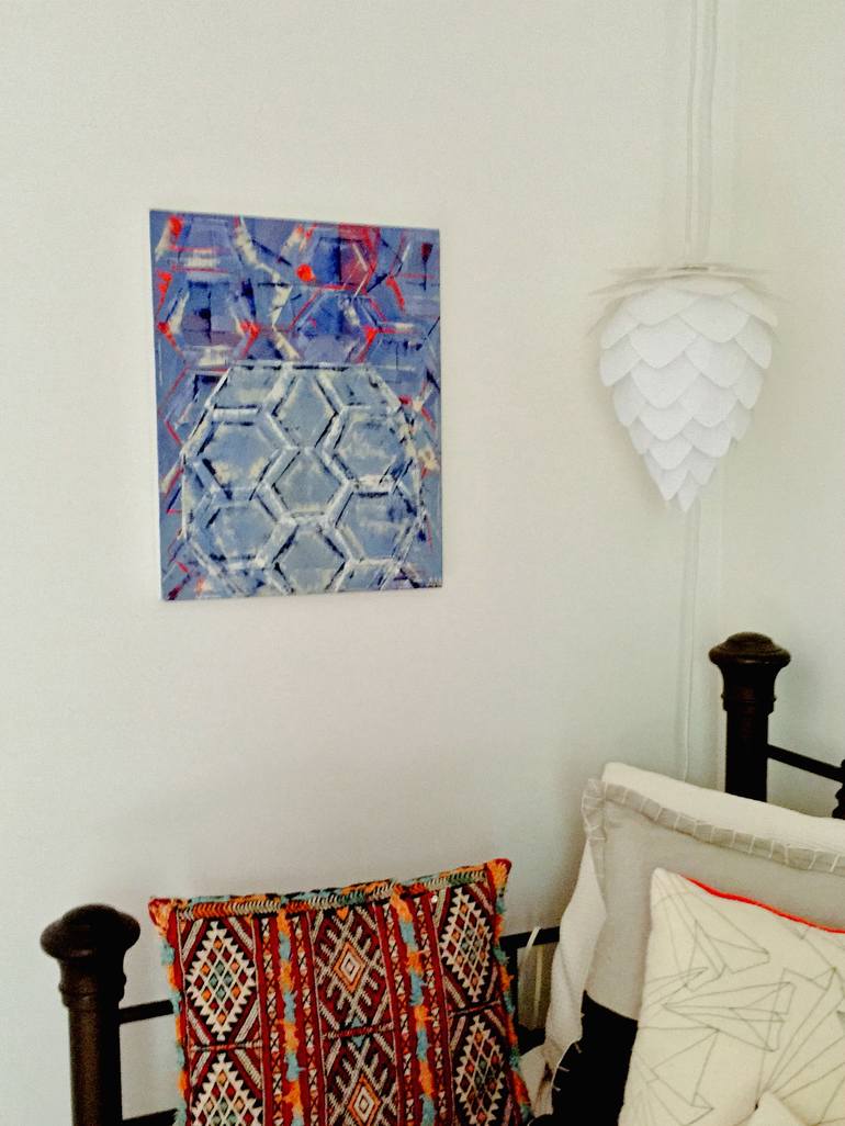 Original Modern Patterns Painting by Ashley Moss